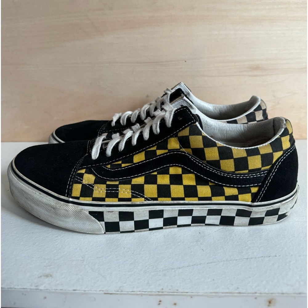 Vans Old Skool Checkerboard Multi Color Rasta Siz… - image 4